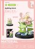 Blumen Steine Konstrukteur Set Mikro Bausteine Kinderspielzeug Erwachsener Partikel Baustein Mini Mädchen Geschenke Dekoration Haus