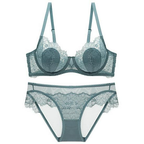 Cross-Border Lace Cotton U-Back Bra: Sexy, French-Inspired, Small Chest Enhancing Bra