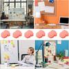 12Pcs Cubicle Clips for Fabric Walls, Plastic Stainless Steel Cubicle Hooks, Panel Push Pin, Cubicle Wall Clips for Hanging Photos Office Notes Data