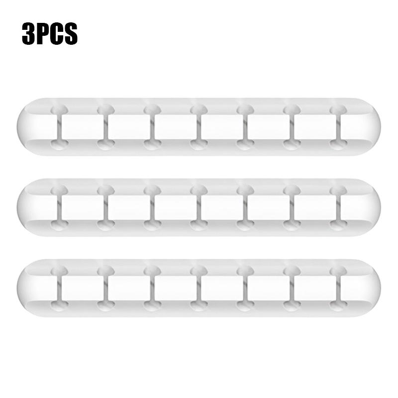 Cable Organizer Silicone Cable Clip Mobile Phone Data Cable Management Cable Winder Desktop Organizer Suitable for Home Office