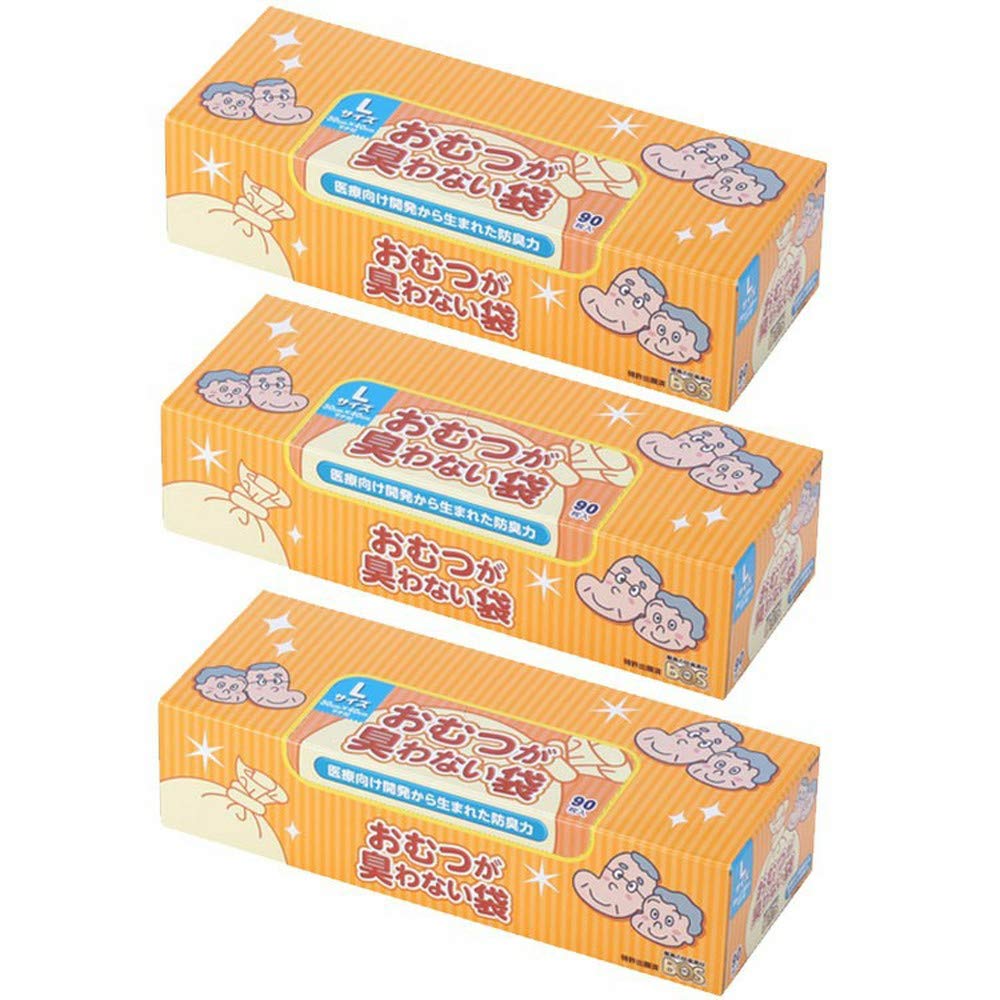 

of Odorless bags BOS box type for adults size 90 Krylon Kasei [Set 3] (L pieces)