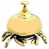 Antique Brass Crab Bell Hotel Counter Reception Bell Teacher Desk Bell