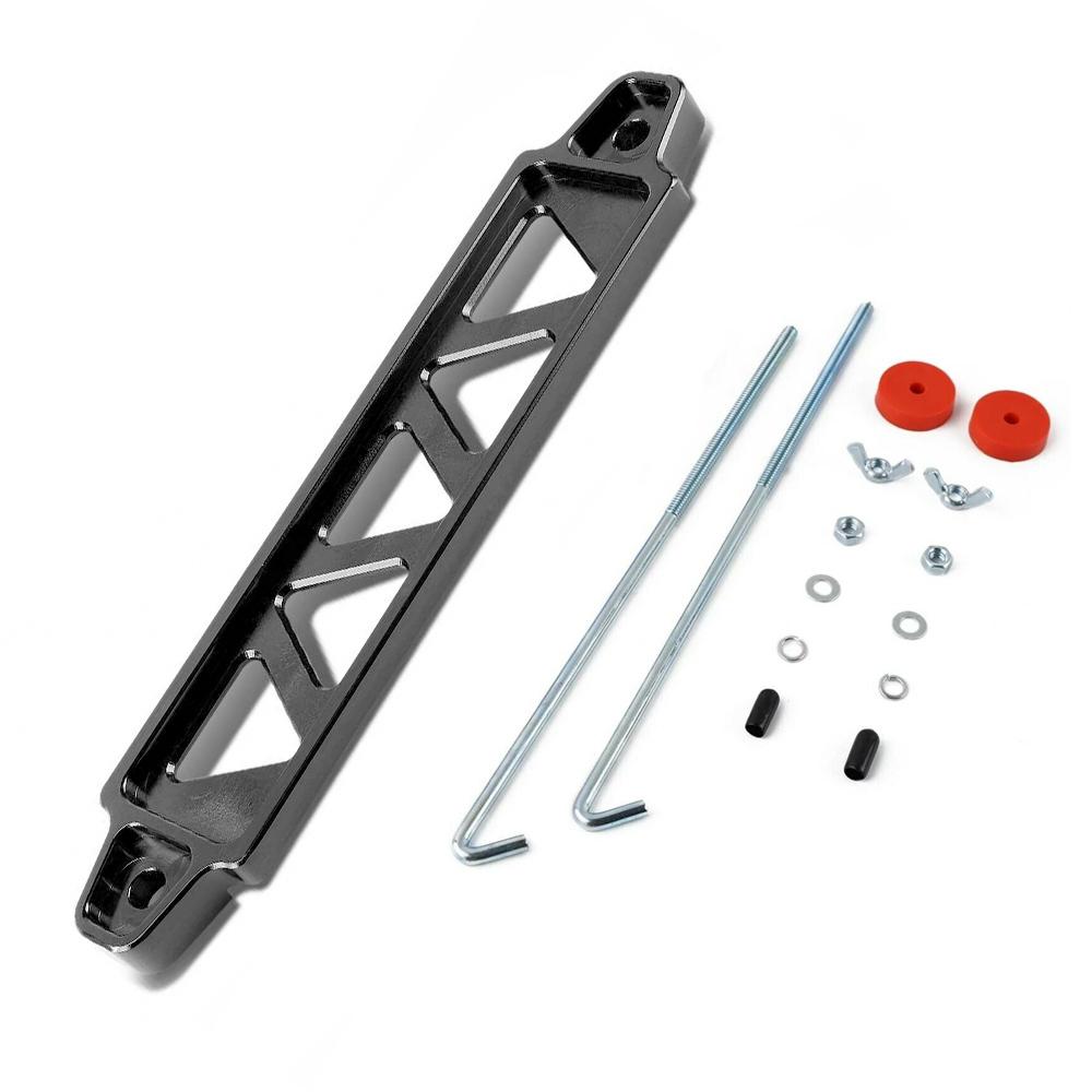 218mm/190mm Aluminium Universal Batterie Auto Batterie Tie Down Halterung Halterung Brace Bar für Honda Civic EK