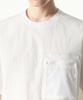 MUSINSA STANDARD [City Leisure] Utility Mesh Pocket Woven T-Shirt [White]