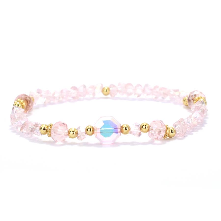 Pulseira Doce Colorida Fantasia Mulheres Pulseira Geométrica de Contas Cristal Austríaco de Luxo Amizade Braslet Presente para Melhor Amiga