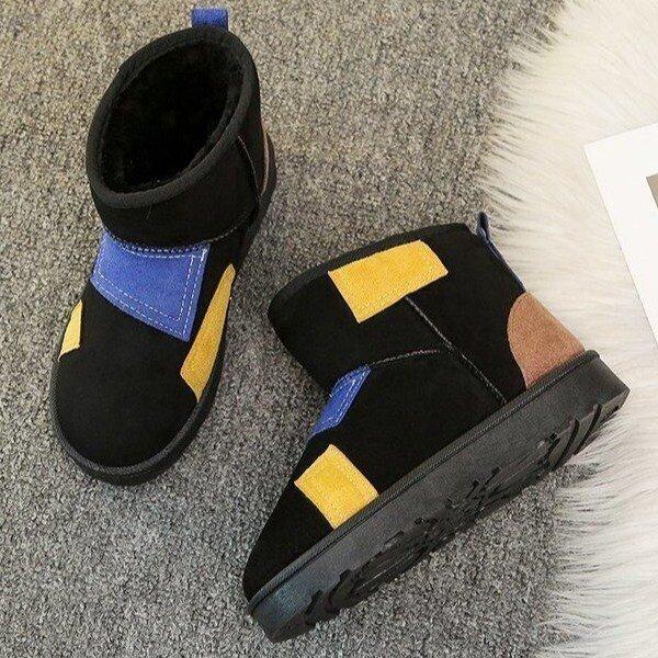 Women Winter Snow Boots Waterproof Warm Ankle Boots for Women with Fur Lined Comfortable Outdoor Slip On Booties Anti-Slip