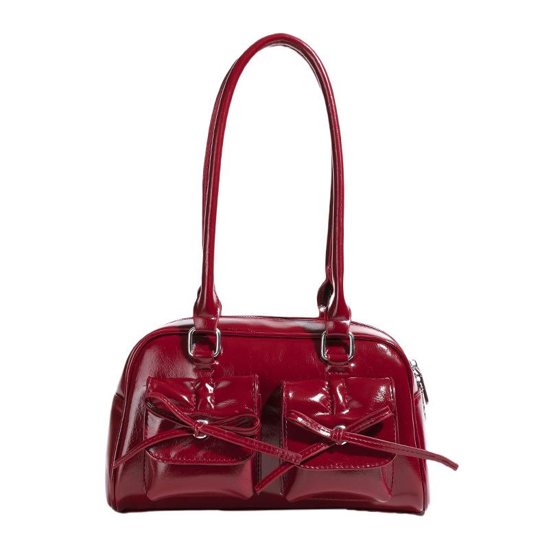 

Трендовая сумка, Женская модная дорожная сумка, Нишевая, Простая и повседневная сумка через плечо красный