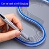 Snake Ruler: Multifunctional Curve Ruler for Clothing Patterns, Art, Manga, Engineering, and Architectural Design