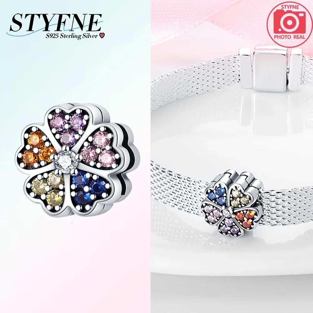 Authentic copper Flowers Pink Hearts Zircon Butterfly Green Dragonfly Charm Bead Charms Bead Compatible With Bracelets Diy Valentines Day Fine Gift