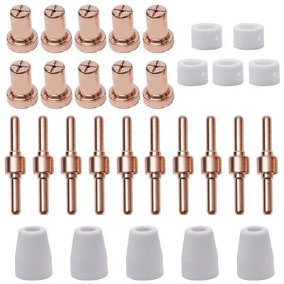 30 Pcs CUT-40 LGK-40 PT-31 Plasma Cutter Torch Consumables Accessory Set