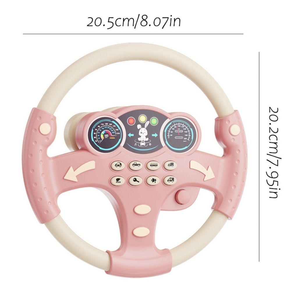 Electric Steering Wheel Vocal Toys Copilots Stroller Copilot Steering Wheel Infant