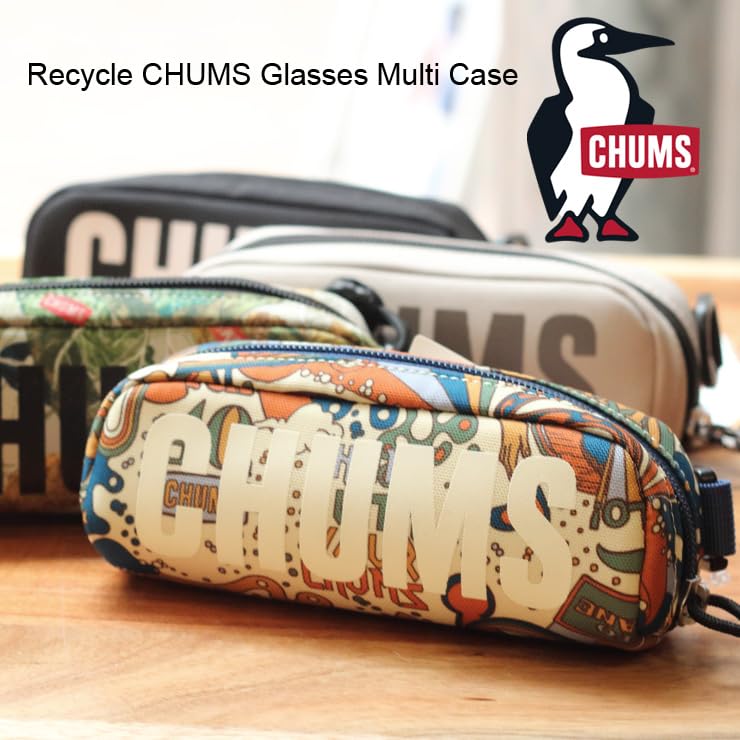 Glas Recycle Brillenetui Greige [Chums] Herren CH60-3491
