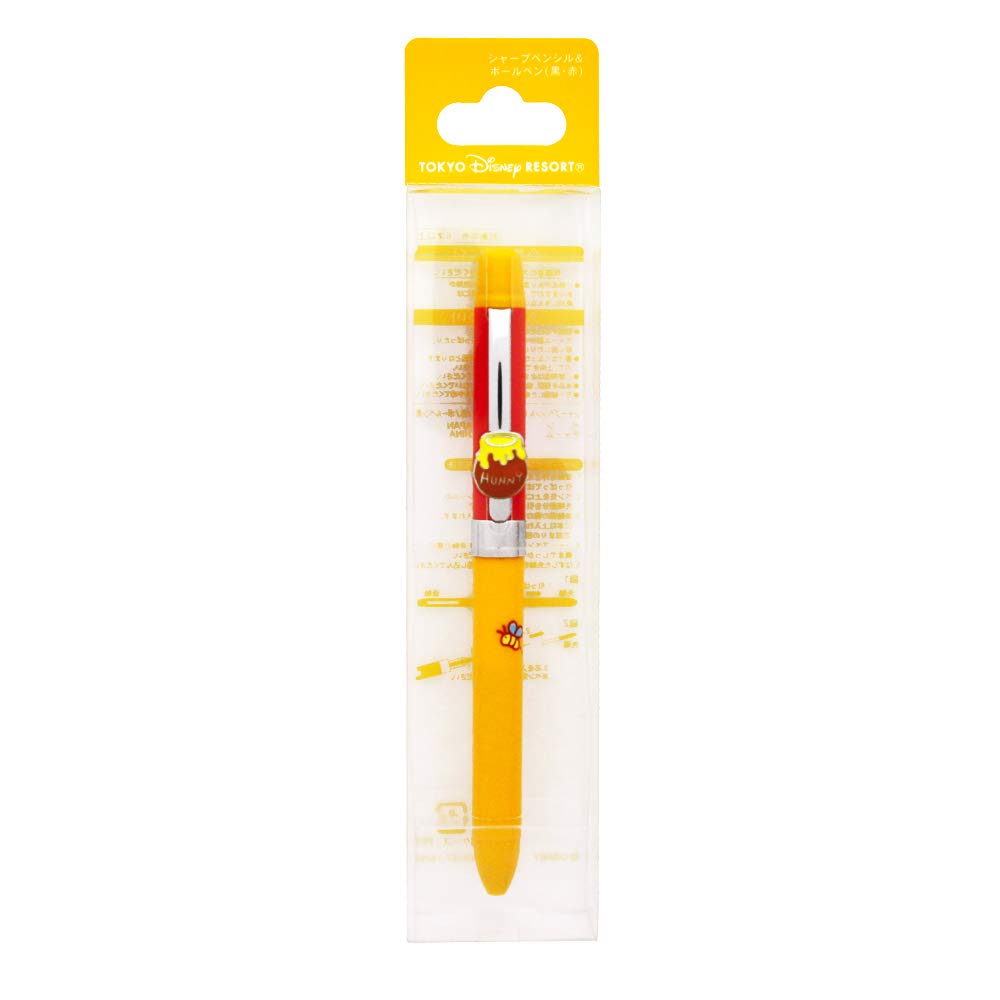 Winnie the Pooh Mechanical Pencil Ballpoint Pen Black Red Stationery Pen Disney Resort (Tokyo Exclusive)