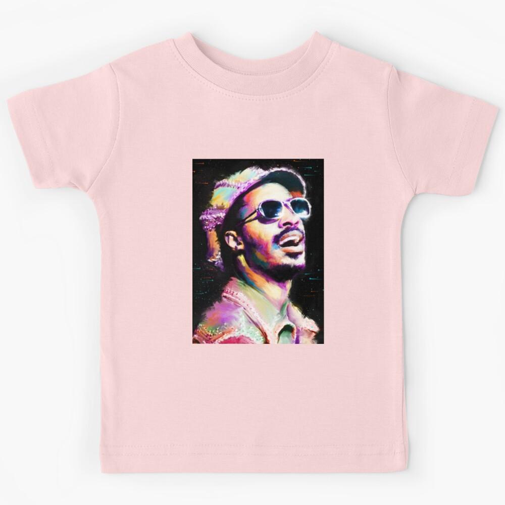 Stevie Wonder Abstract colorful pop art Stevie Wonder_ Kids T-Shirt 170