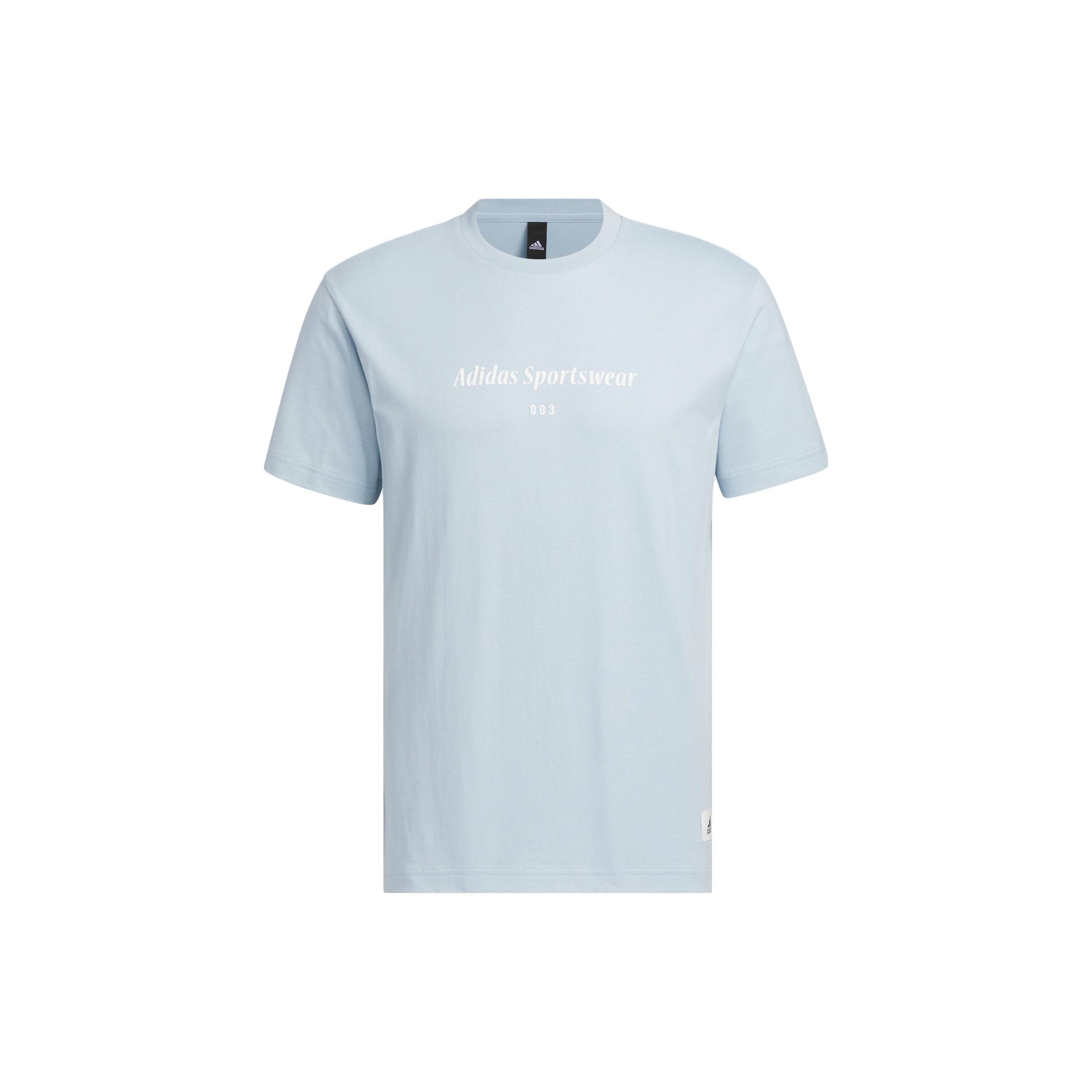 

Мужские футболки Adidas Sportswear Lounge с рисунком синие IP4993 L
