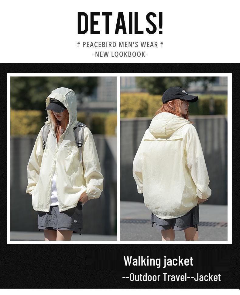 Men's & Women's Lightweight UV-Proof Quick-Dry Outdoor Jacket for Mountaineering & Fishing