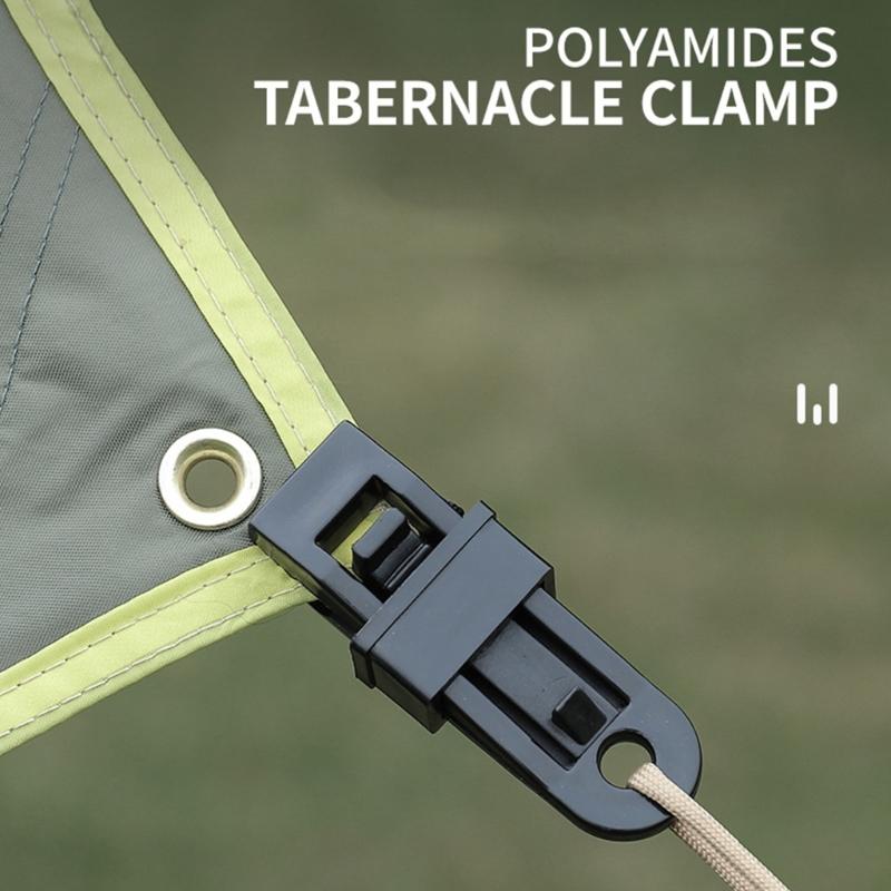 Pack of 20 Large Tent Clamps Strong Grip Windproofs Tent Fasteners PP Texture Perfect for Camping Tents Tarps and Outdoor