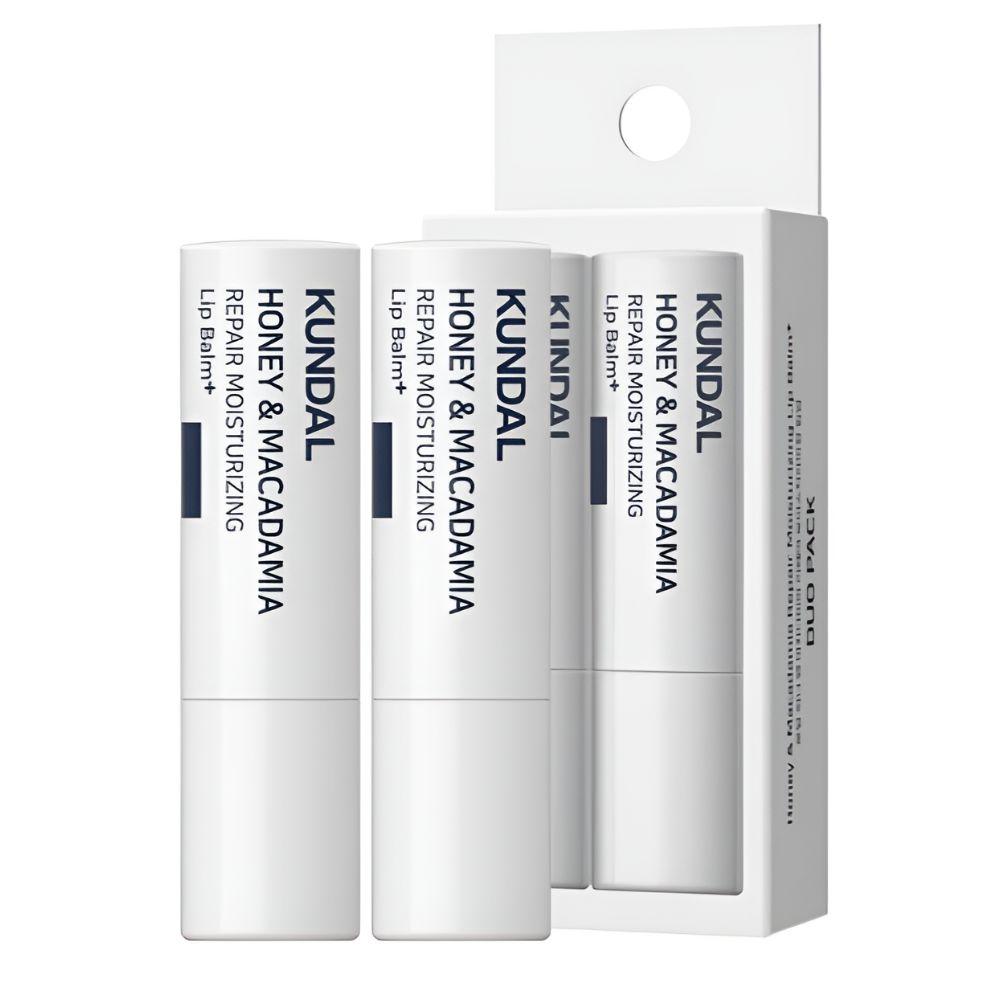 KUNDAL Repair Lip Balm Set 3.6g x2 Moisturizing Lip Care Nourishing Lip Balm