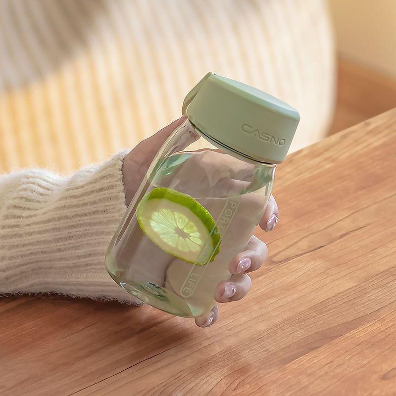 Water Cup for Female Students Korean Version Plastic Resistant To Falling  Ins Cute Simple  Portable  Leak-proof  High-looking Tea Cup