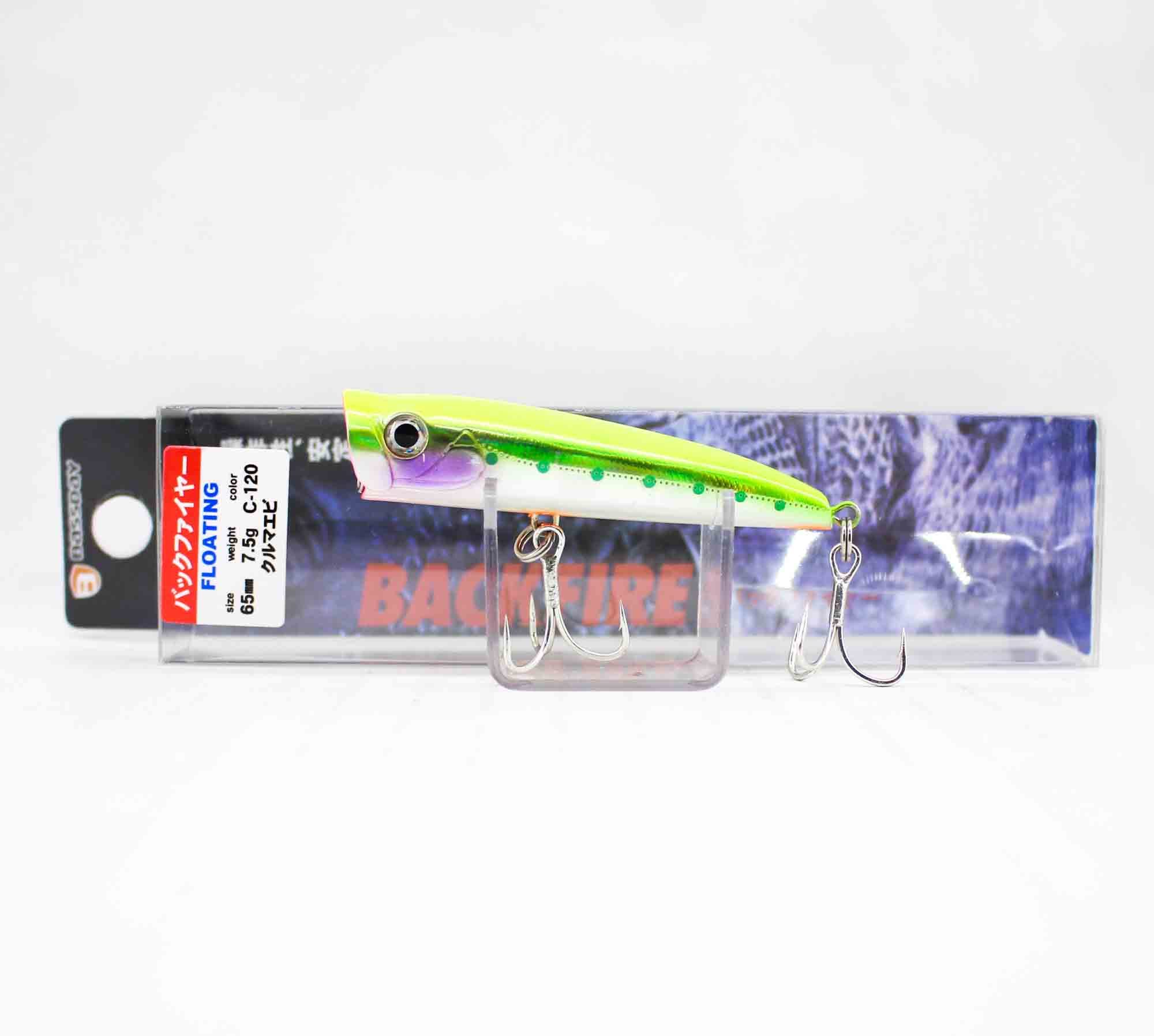 

Плавающая приманка Bassday Backfire Popper WH-371 (9421)