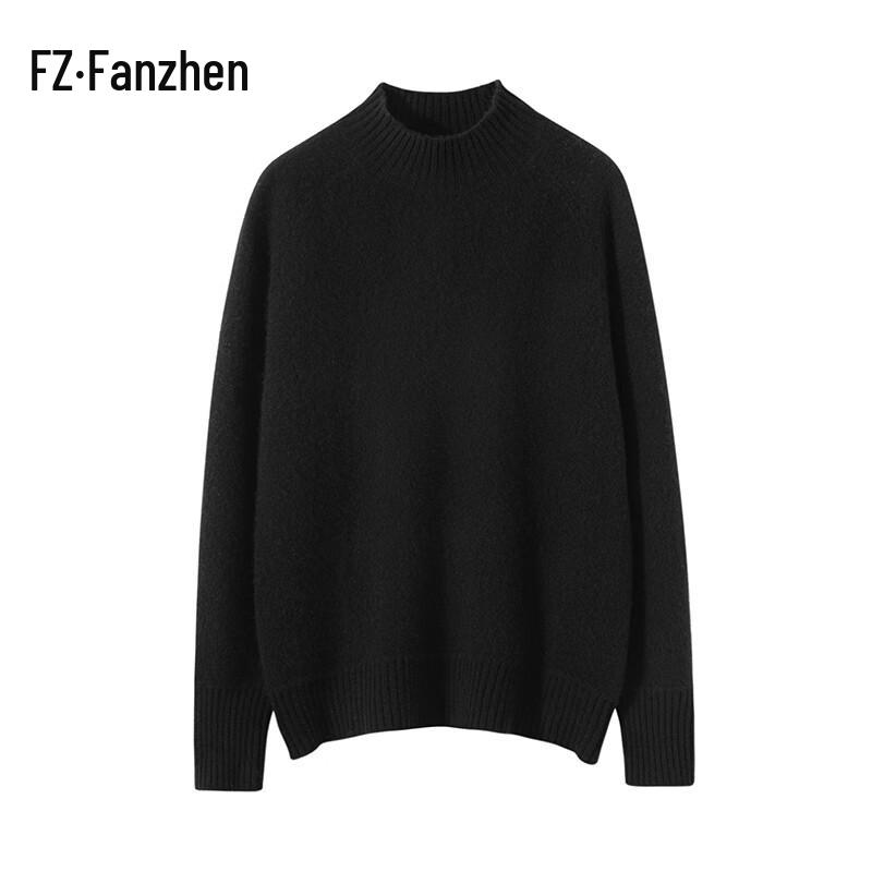 

Женский свитер с высоким воротом из утолщенной кашемировой смеси M