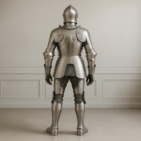 Medieval Knight Costume Armor  Full Wearable Steel Plate Suit  Halloween Cosplay  Outfit Collectible Historical Display Gift Armor