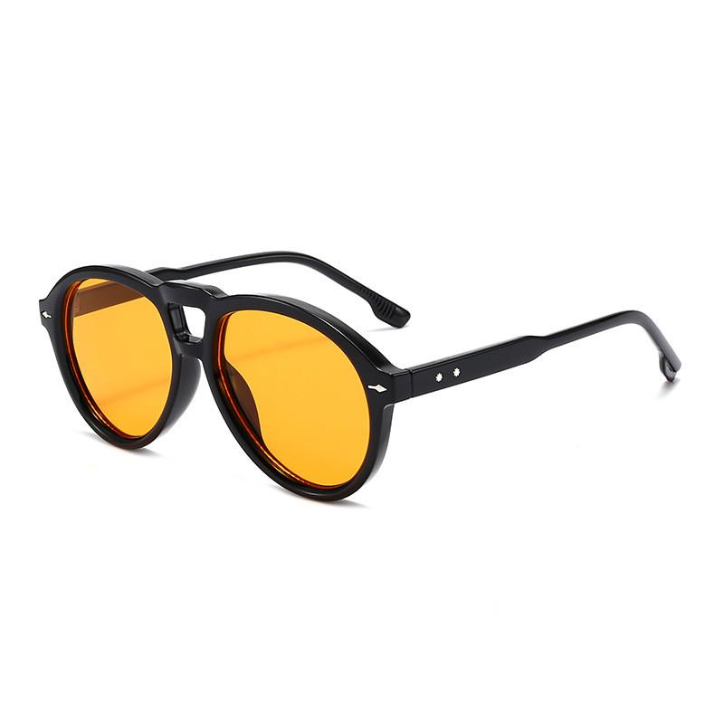 Leopard Pattern Eyewear Unisex Vintage Pilot Glasses Antiultraviolet Sun Shield For Travel