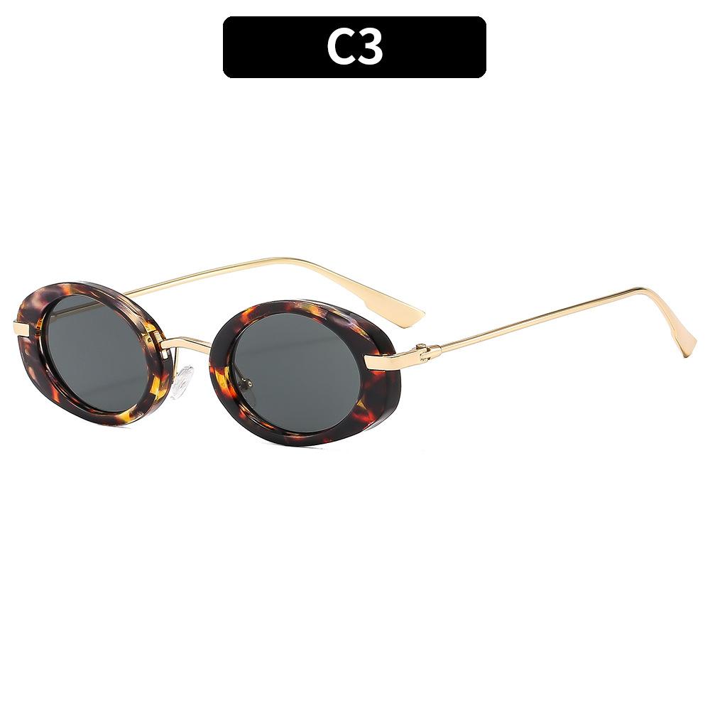 Rimless Sunglasses Women Luxury Brand Metal Frame Black Small Oval Sun Glasses Unsiex Elegant Shades UV400