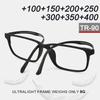 Titanium Frame Reading Glasses for Women and Men Anti Blue Light Presbyopia Eyewear with Diopter +1.0 To +4.0 Optical Glasses