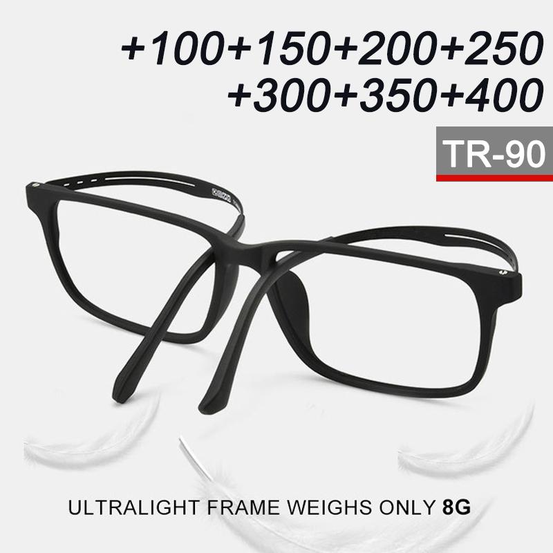 Titanium Frame Reading Glasses for Women and Men Anti Blue Light Presbyopia Eyewear with Diopter +1.0 To +4.0 Optical Glasses