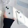 For Apple 17Promax Transparent Simple Mobile Phone Case All-inclusive Anti-fall for IPhone16 Fine Hole Silicone 13 Thickened