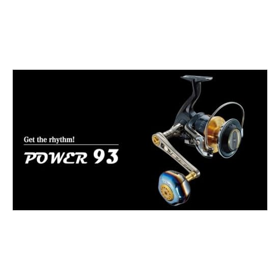 LIVRE 11191 Power 93 Shimano Right, Compatible with 8000-14000 Sizes, Gunmetal Plate + Gold G, PW93-