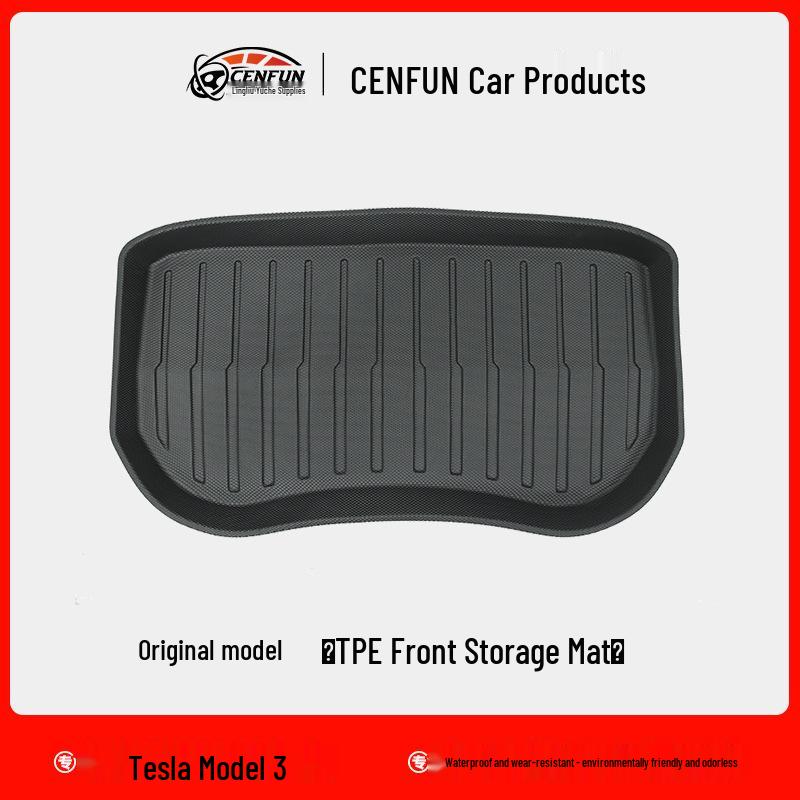 Tesla Model Y & 3 Double Layer Floor & Trunk Mats