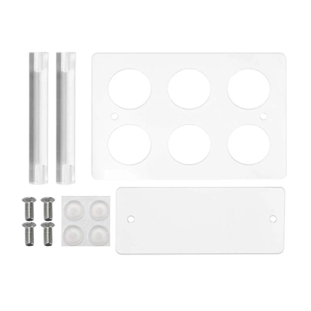 6 Löcher Acryl Kuchenständer Eiswaffel Dessert Präsentationsständer Hochzeitsparty Geburtstag Dessertständer Für Feiertagsparty