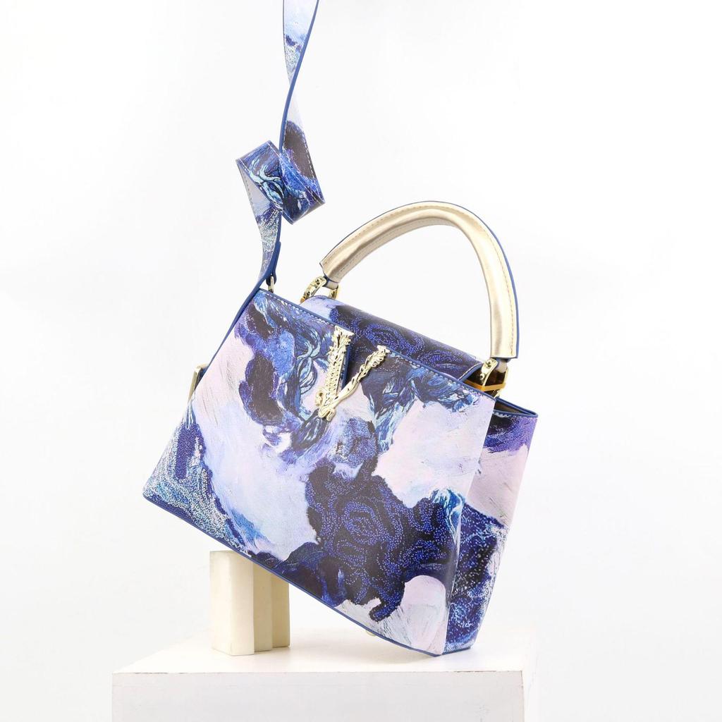 Women's Cross-Border Printed Handbag - European and American Style