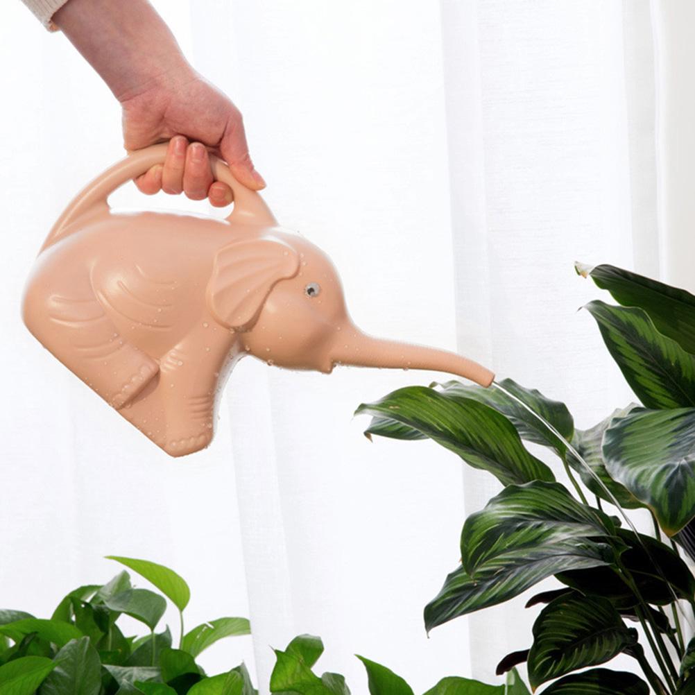 

3Pcs Watering Can Elephant Shaped PVC Small Smooth Durable Reusable Storage Gardening Tool Sprinkler Pot Plant