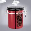 Stainless Steel Coffee Storage Canister with Air Valve