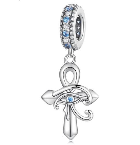 High Quality Women 925 Sterling Silver Cross Charm Necklaces Fine Jewelry Making