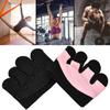 1 Paire Gants de Fitness Épaissis Perméables à la Sueur Anti-callosités Antidérapants Résistants à la Friction Quatre Doigts Gants d'Entraînement d'Haltérophilie Fourniture d'Extérieur