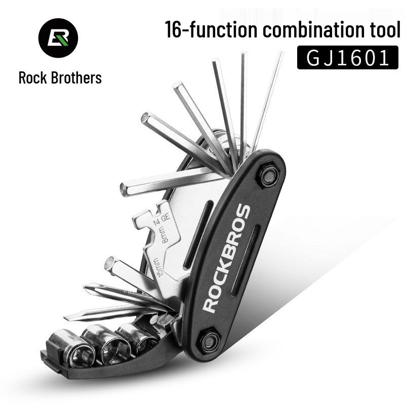 ROCKBROS 16-in-1 Folding Bike Repair Tool Set (GJ1601)