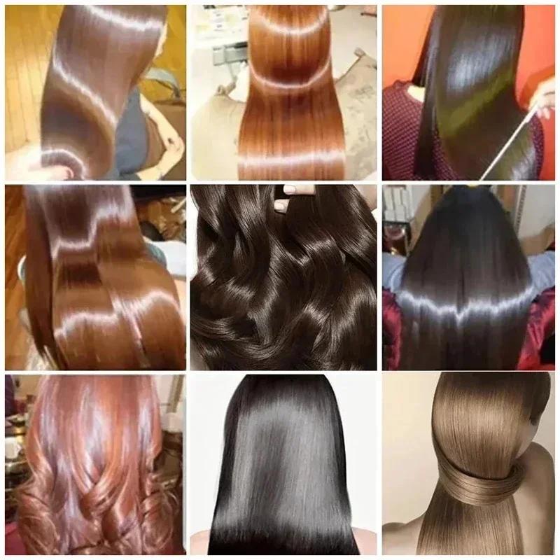 Kollagen-Keratin-Haarmaske für trockenes und strapaziertes Haar, revitalisierendes Haar, glättet weiches, glattes Haar, spendet Feuchtigkeit, Haarbehandlung, Haarpflege