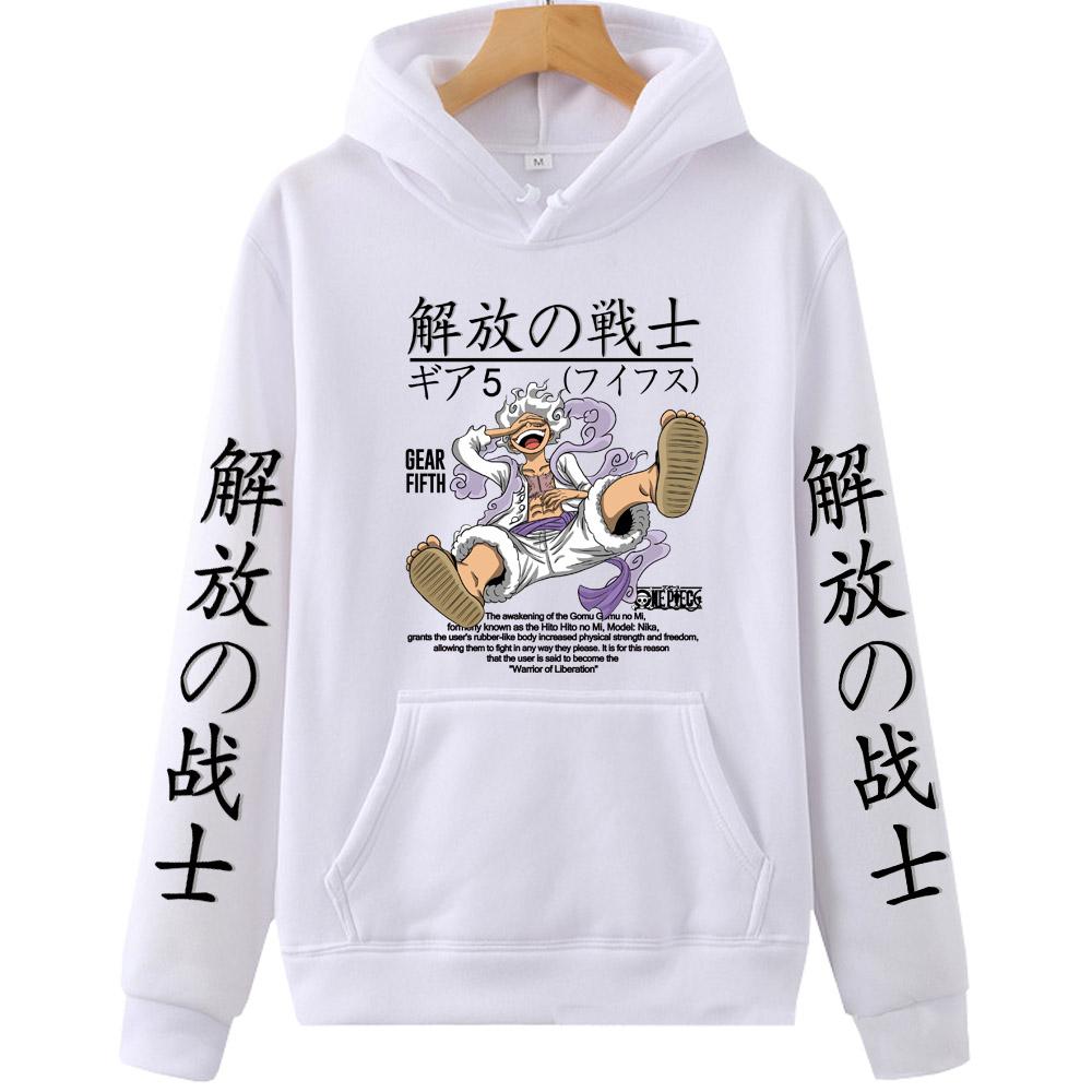 

Мужская одежда Аниме One Piece Худи Луффи Худи Бога Солнца 2026 Стиль Манги Печатные Топы Осень Худи в Стиле Харадзюку S