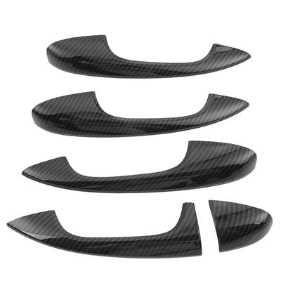 Car Carbon Fiber Style Door Handle Cover Trim for Mercedes Benz C Class W205 GLC X253 20152018
