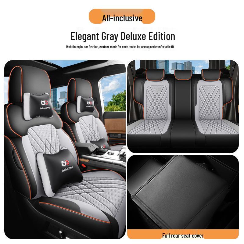 Jetour Shanhai T2 Full Leather Car Seat Cushion - Universal, All-Season Model