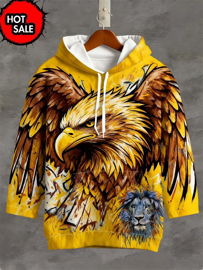 New Fashion Animal Hoodies For Kids Tiger 3D Print Fall Sweatshirt Hoodie Street Casual Sweatshirt Oversized Unisex Clothes