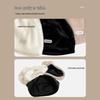 New Arrival: Warm & Fluffy Autumn/Winter Hat for Women - Cute White Plush Postpartum Style