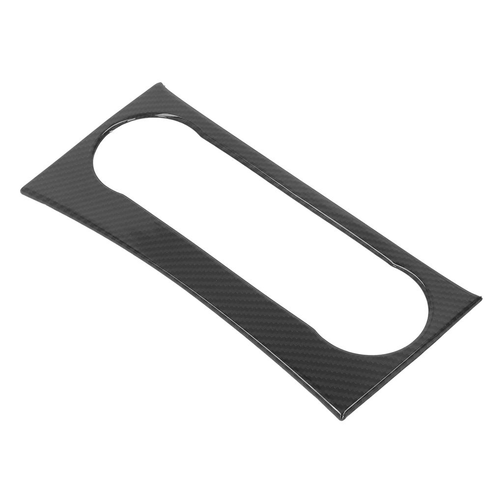 Center Console Air Condition Switch Panel Frame Cover Carbon Fiber Style Replacement for Benz C Class W204 2011‑2015