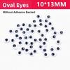 100pcs/bag Plastic Wiggling Moving Eyes 3D Kindergarten Handmade Dolls Eyes Dolls Activity Eyes