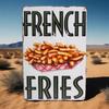 Frische Pommes Frites – Vintage Blechschild | Perfekt für die Heimküche & Geschäftsdekoration