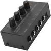 Independent Volume Control Headphone Amplifier 4 Channel 4 Channel Amplifier  For Guitar